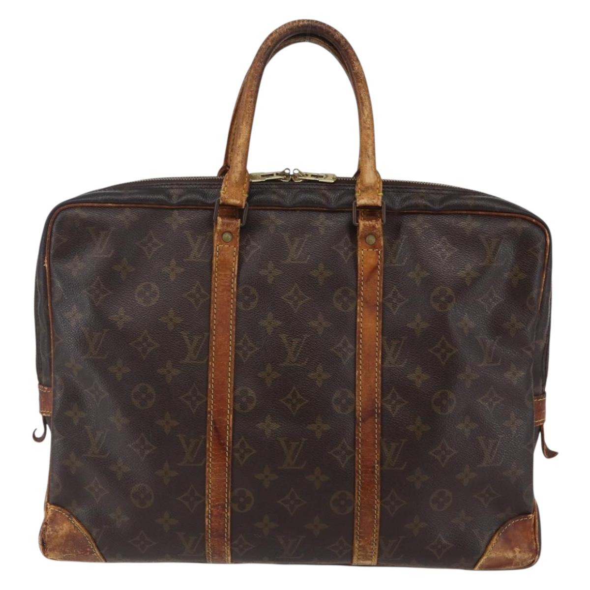 LOUIS VUITTON Monogram Porte Documents Voyage Business Bag M52005 LV Auth 146132
