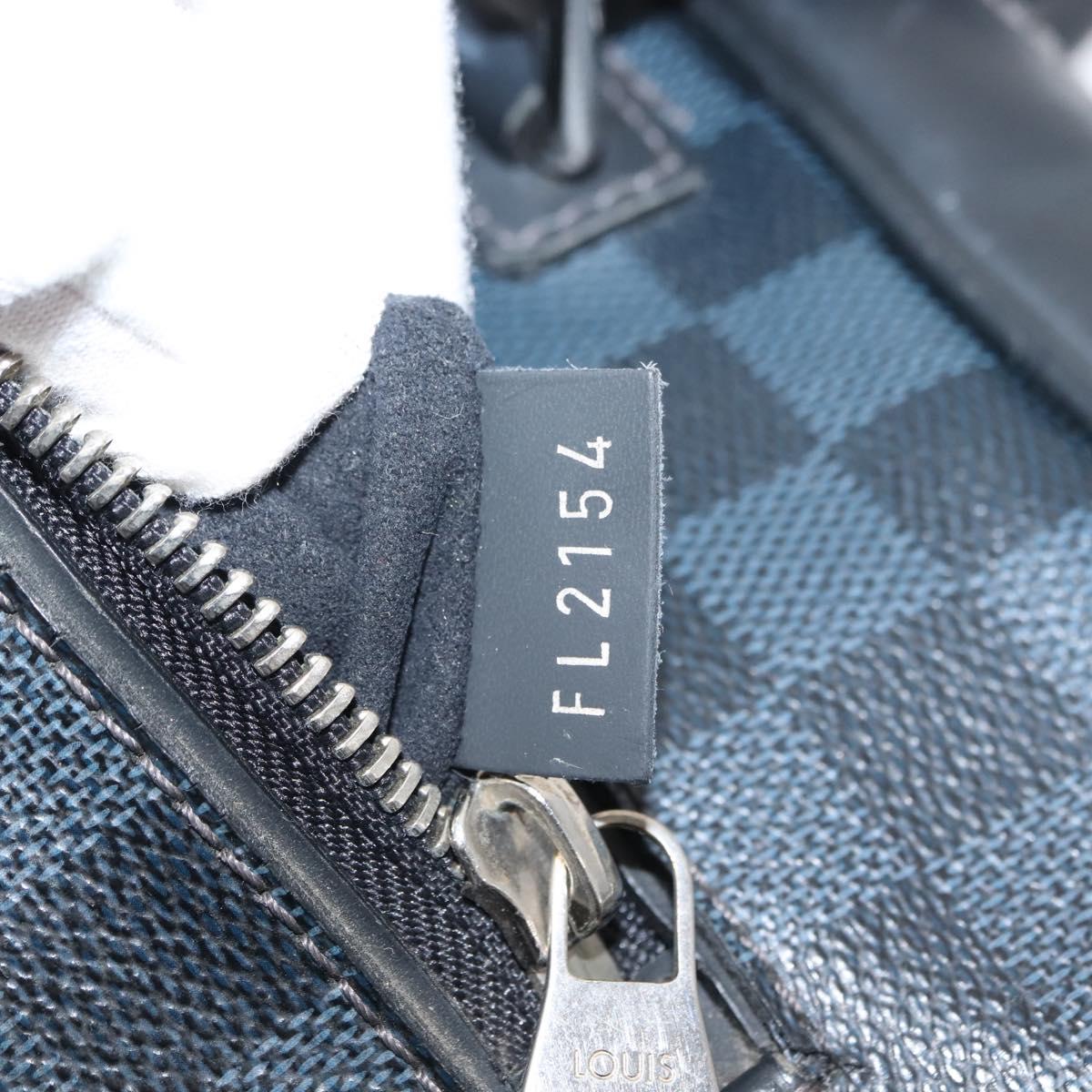LOUIS VUITTON Damier Cobalt Porte Documents Business Bag N41347 LV Auth 146133