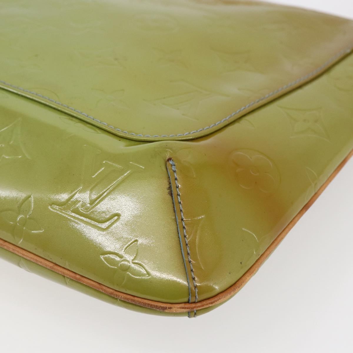 LOUIS VUITTON Monogram Vernis Thompson Street Bag Baby Blue M91009 Auth 146149