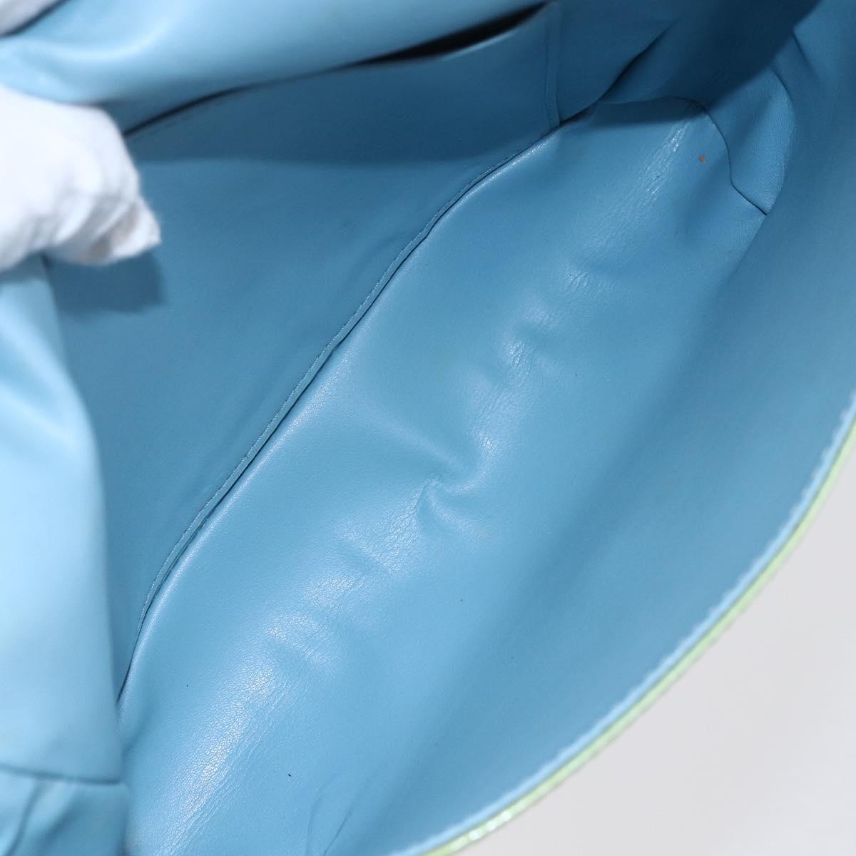 LOUIS VUITTON Monogram Vernis Thompson Street Bag Baby Blue M91009 Auth 146149