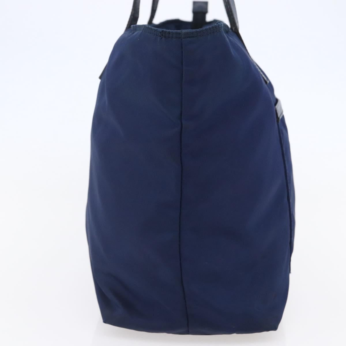 PRADA Tote Bag Nylon Navy Auth 146156