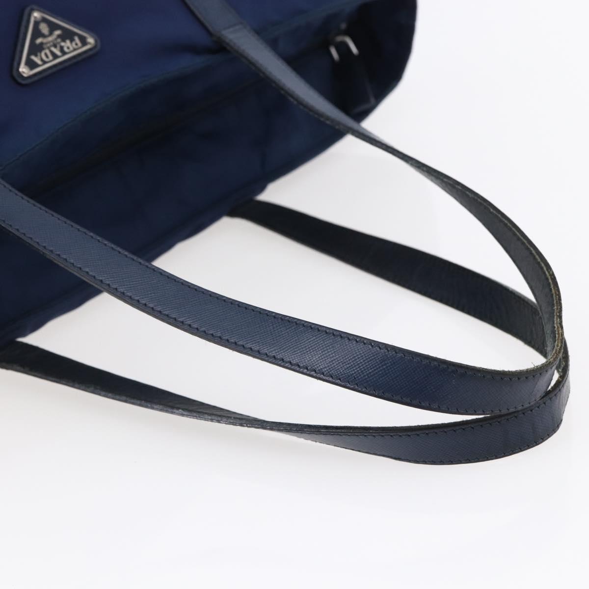 PRADA Tote Bag Nylon Navy Auth 146156