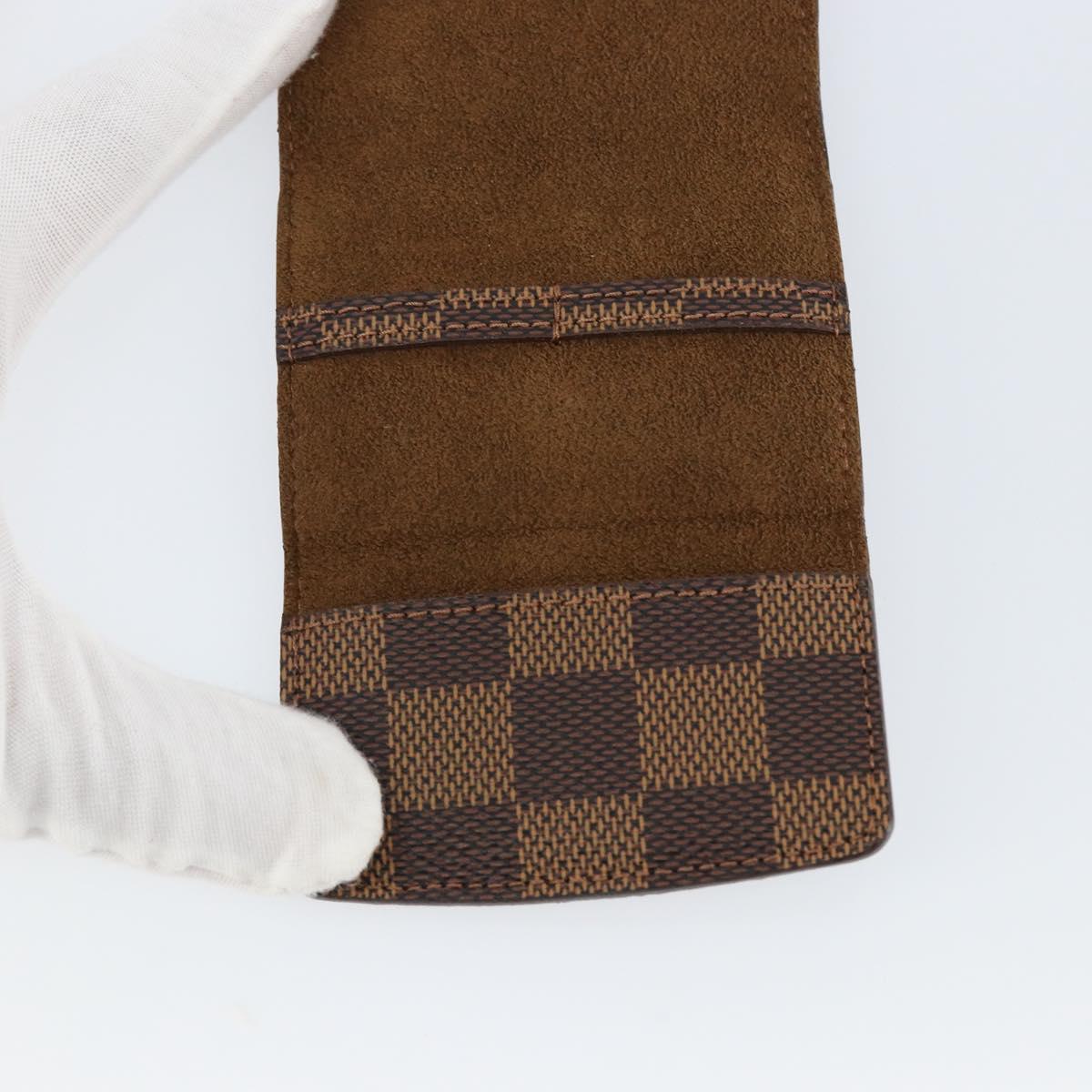 LOUIS VUITTON Damier Ebene Cuff Case LV Auth 146166