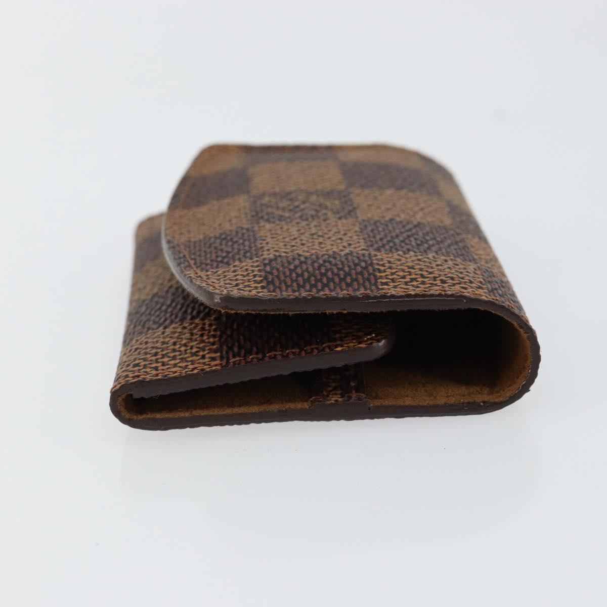 LOUIS VUITTON Damier Ebene Cuff Case LV Auth 146166