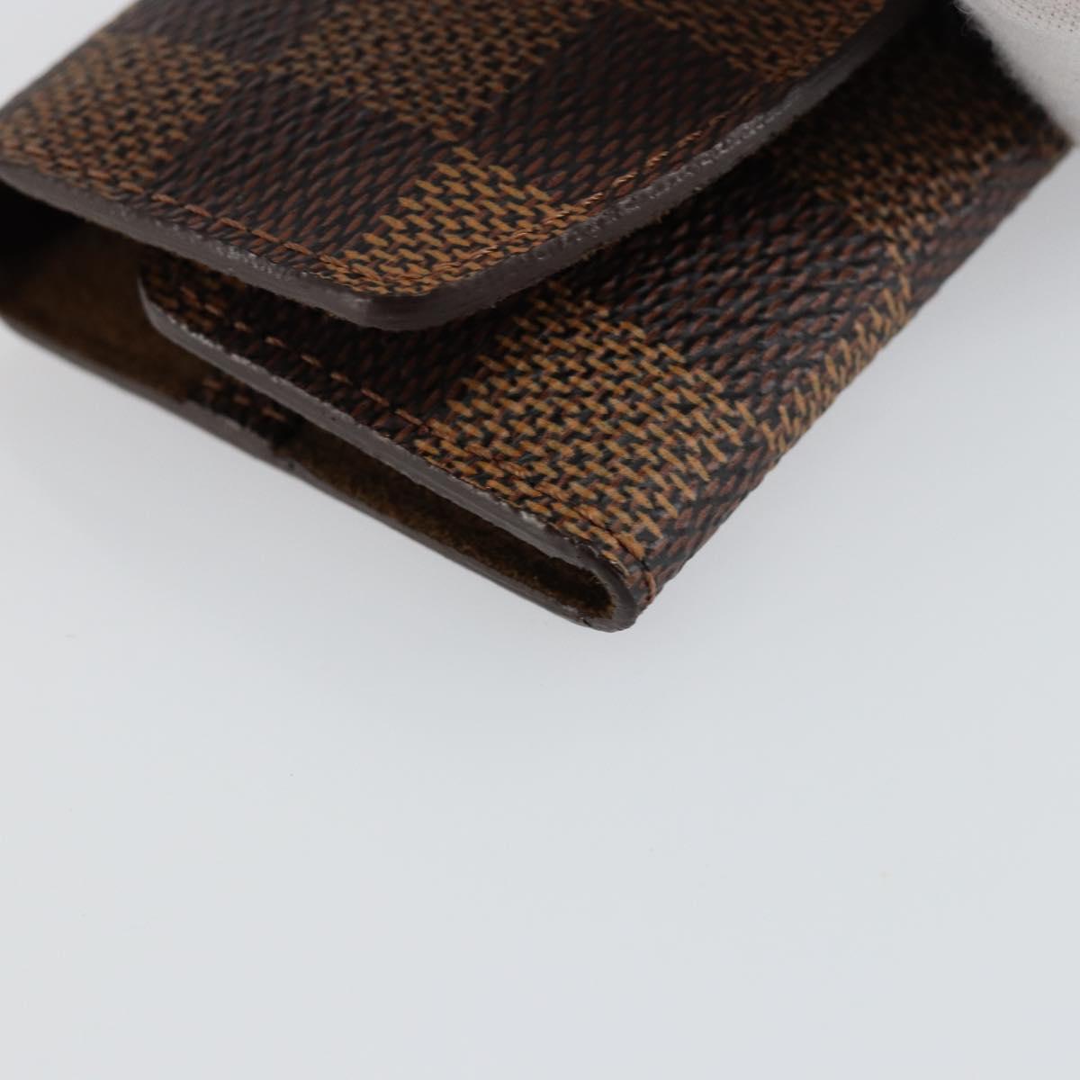 LOUIS VUITTON Damier Ebene Cuff Case LV Auth 146166