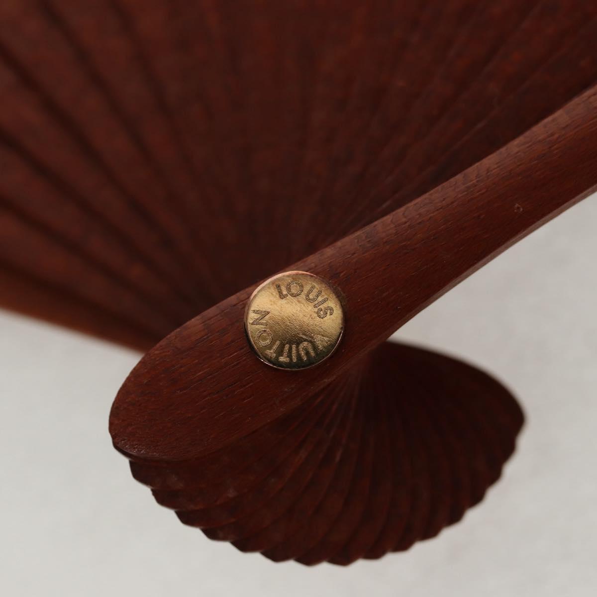 LOUIS VUITTON Fan Japanese Fan Pleated Pink GI1423 LV Auth 146167M