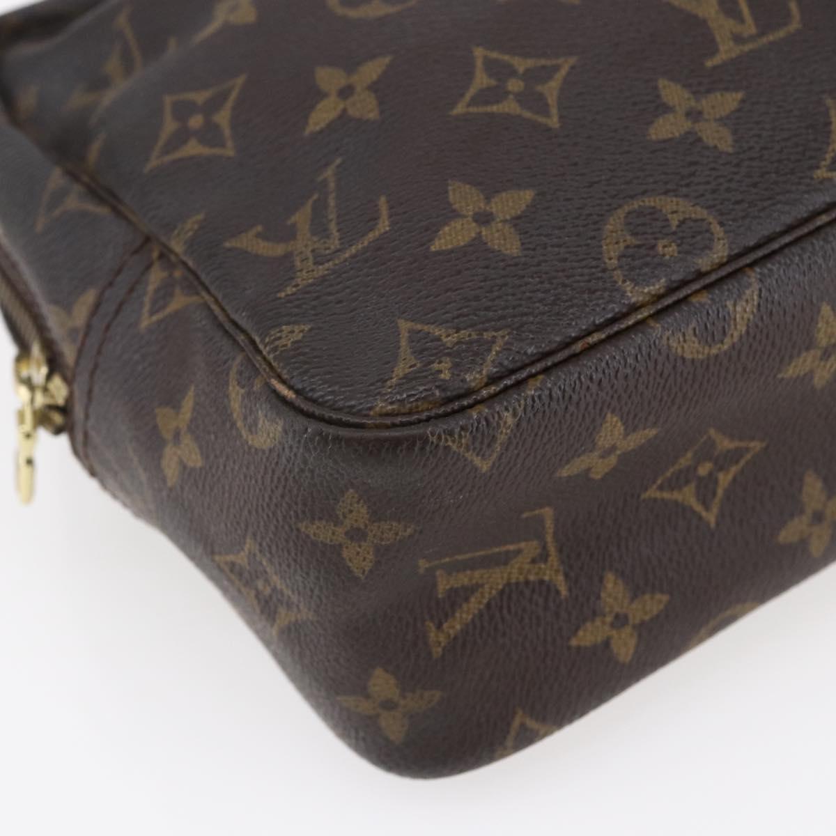 LOUIS VUITTON Monogram Trousse Toilette 28 Clutch Bag M47522 LV Auth 146172