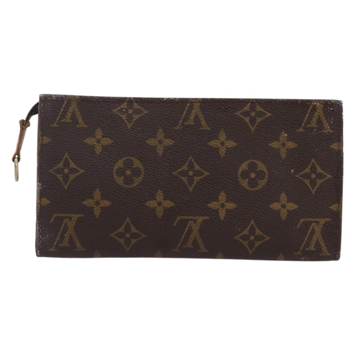 LOUIS VUITTON Monogram Bucket GM Accessory Pouch LV Auth 146173