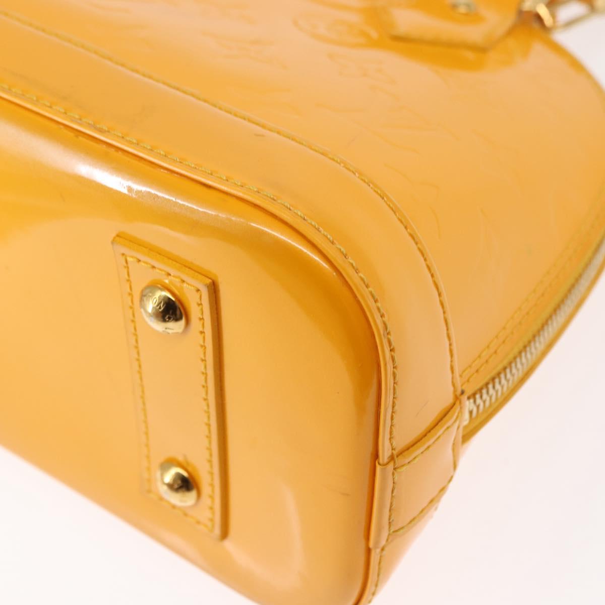 LOUIS VUITTON Monogram Vernis Alma BB Bag 2way Jone Passion M91697 Auth 146200