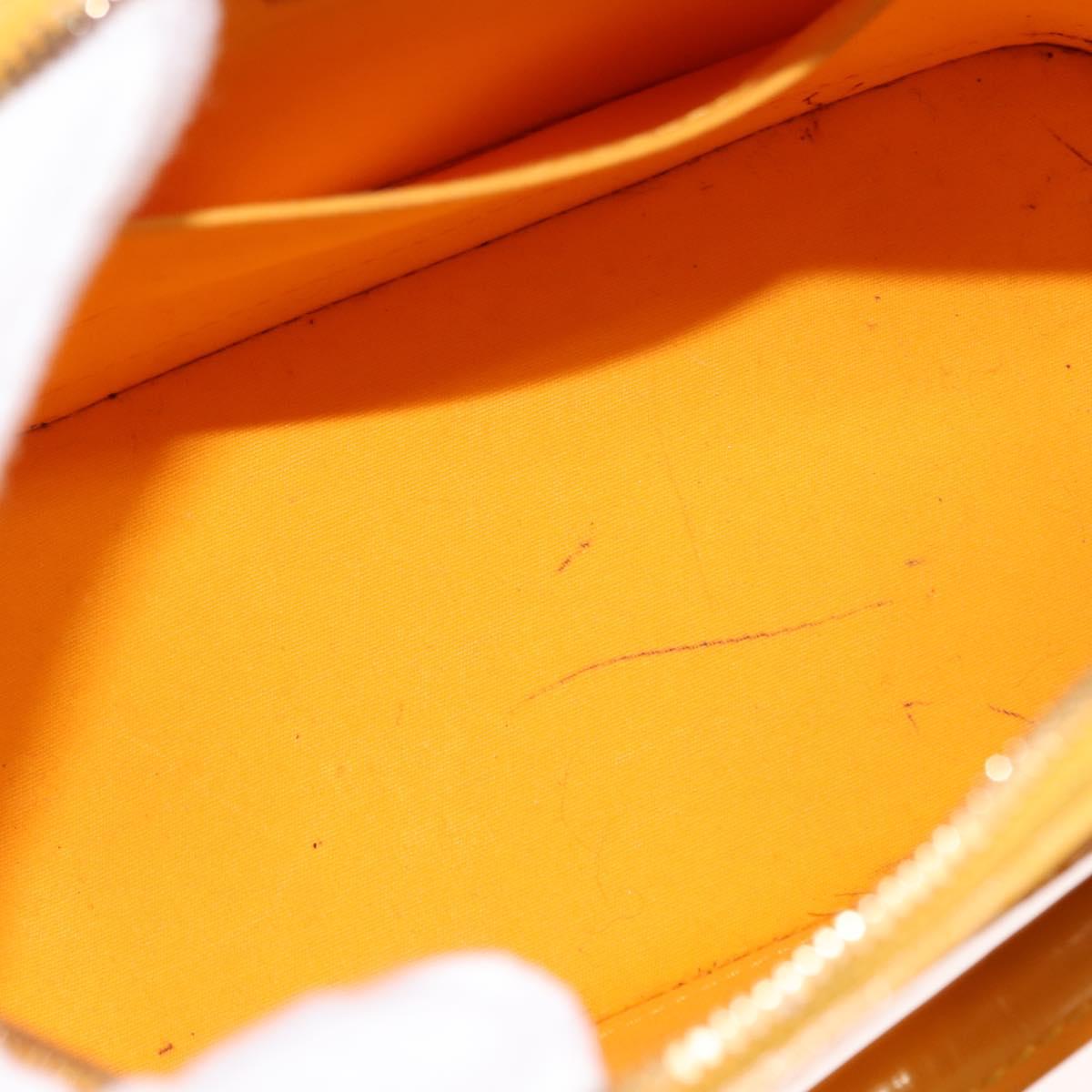 LOUIS VUITTON Monogram Vernis Alma BB Bag 2way Jone Passion M91697 Auth 146200