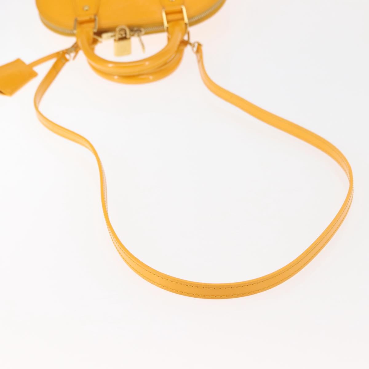 LOUIS VUITTON Monogram Vernis Alma BB Bag 2way Jone Passion M91697 Auth 146200