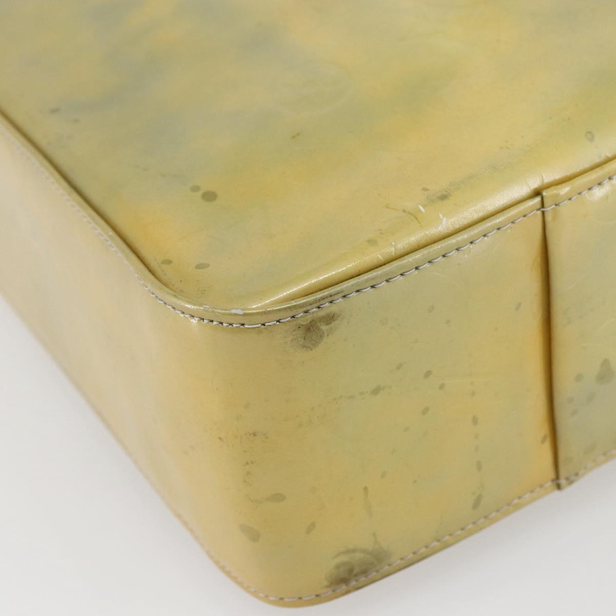 LOUIS VUITTON Monogram Vernis Columbus Tote Bag Gris M91028 LV Auth 146210