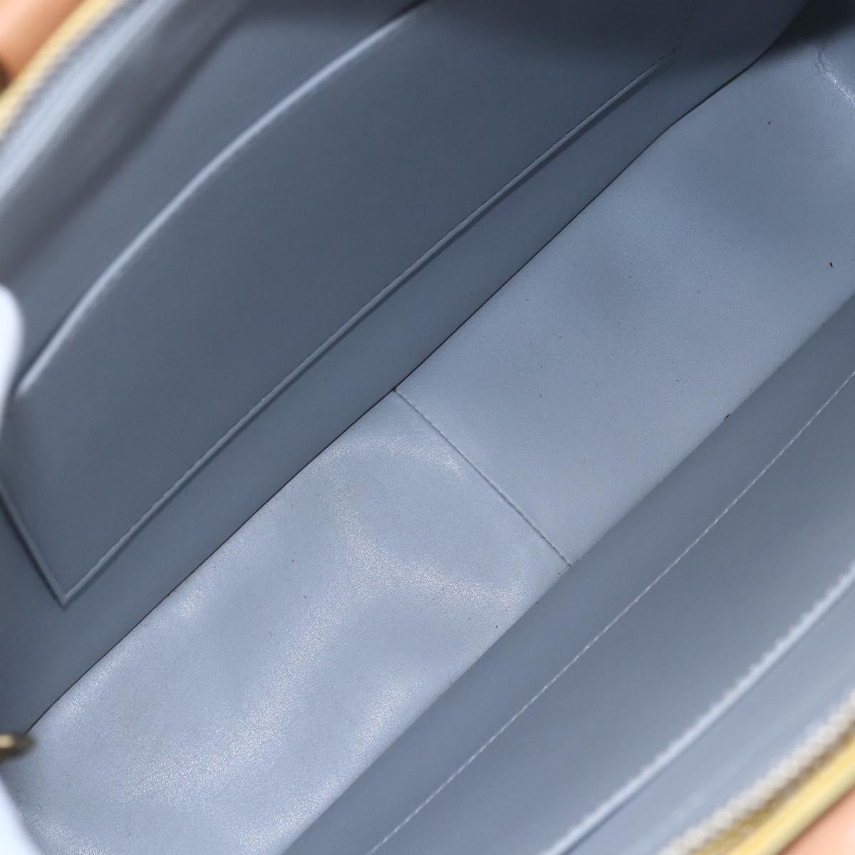 LOUIS VUITTON Monogram Vernis Columbus Tote Bag Gris M91028 LV Auth 146210