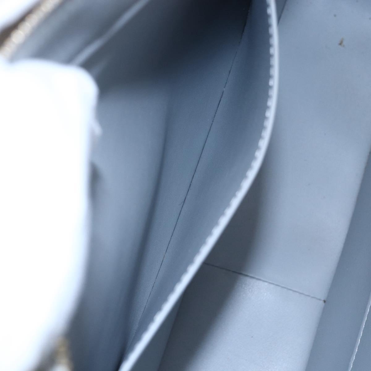 LOUIS VUITTON Monogram Vernis Columbus Tote Bag Gris M91028 LV Auth 146210