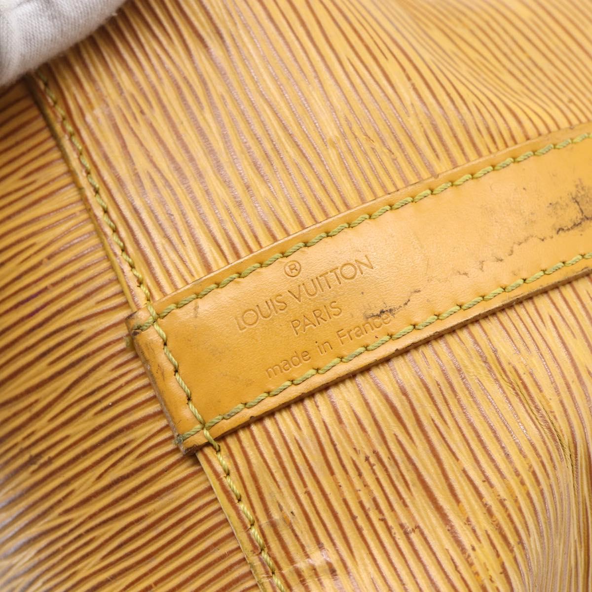 LOUIS VUITTON Epi Petit Noe Shoulder Bag Yellow M44109 LV Auth 146214