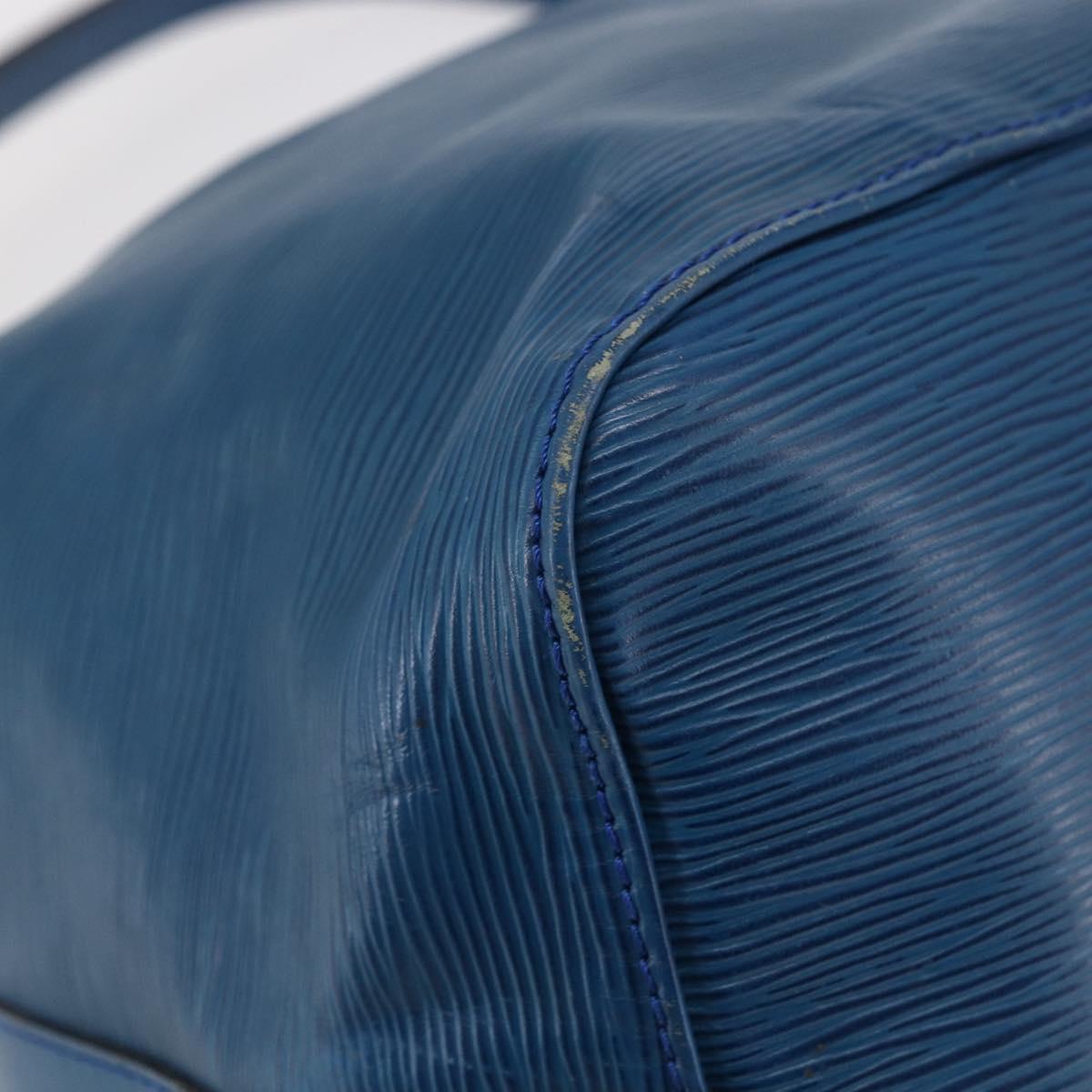 LOUIS VUITTON Epi Petit Noe Shoulder Bag Blue M44105 LV Auth 146215