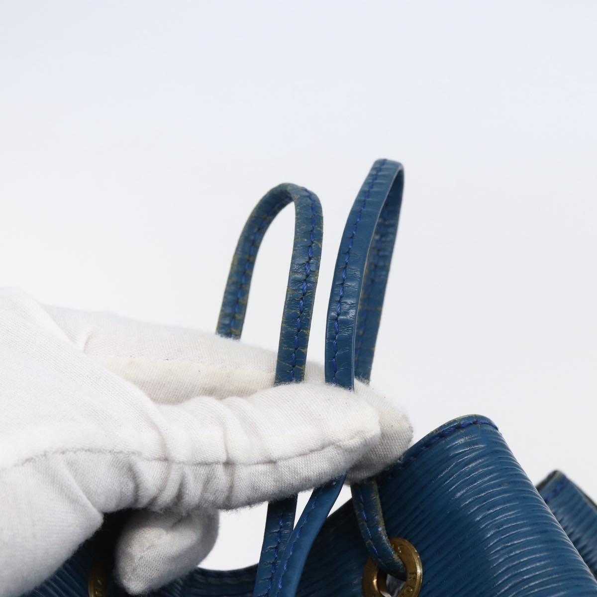 LOUIS VUITTON Epi Petit Noe Shoulder Bag Blue M44105 LV Auth 146215