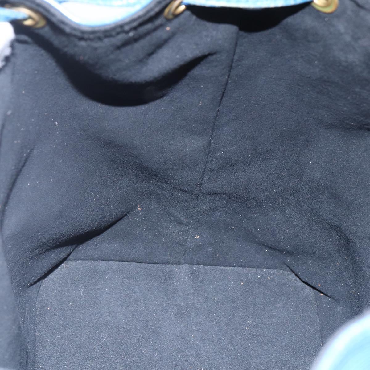 LOUIS VUITTON Epi Petit Noe Shoulder Bag Blue M44105 LV Auth 146215