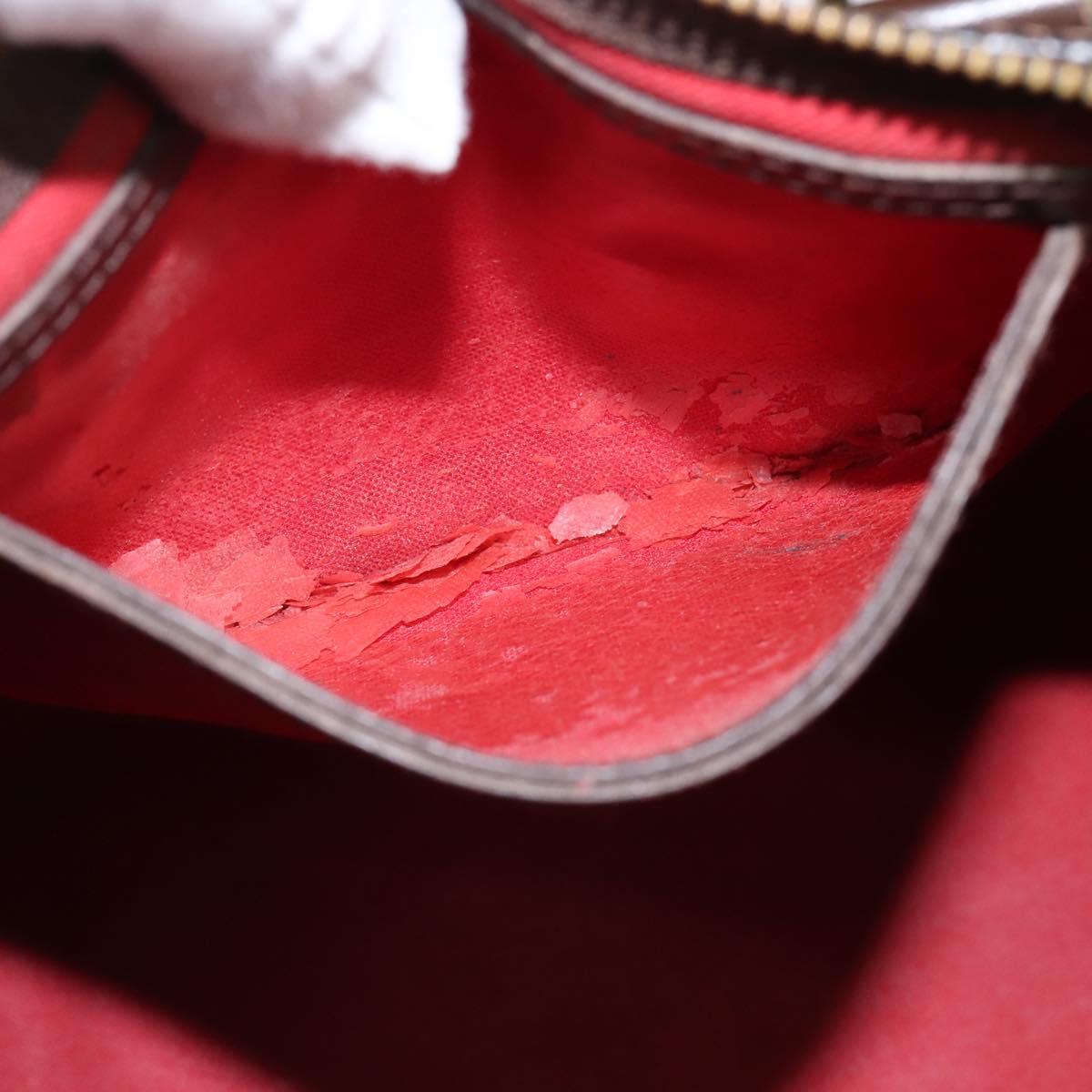 LOUIS VUITTON Damier Ebene Speedy 35 Hand Bag N41363 LV Auth 146223