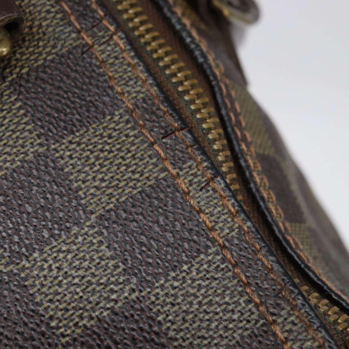 LOUIS VUITTON Damier Ebene Speedy 35 Hand Bag N41363 LV Auth 146223