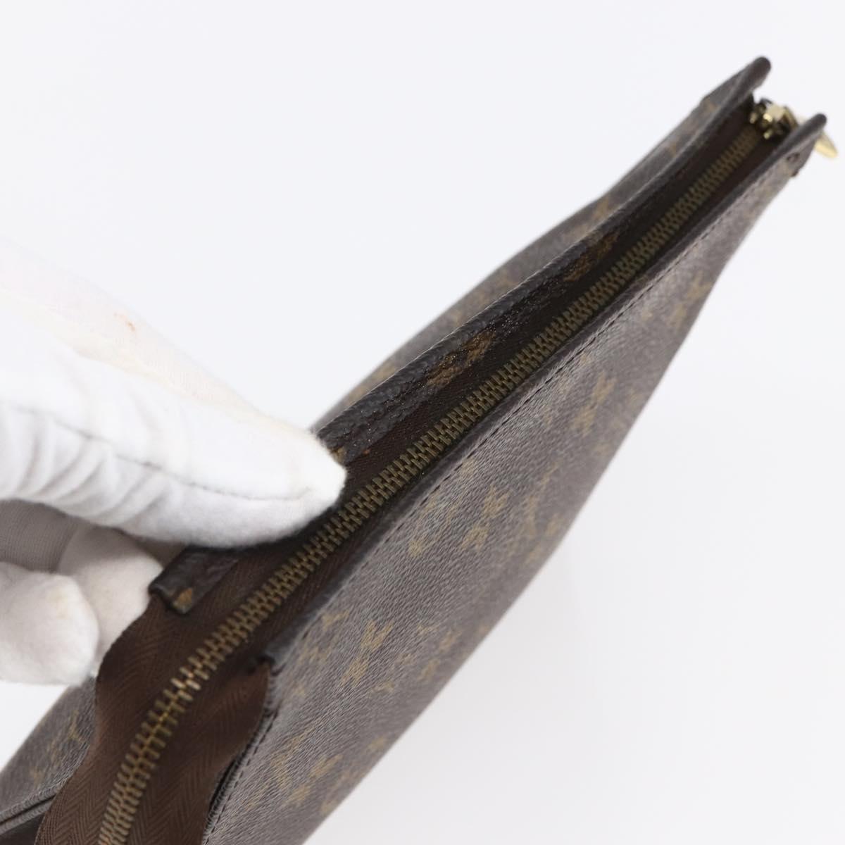 LOUIS VUITTON Monogram Poche Toilette 19 Pouch M47544 LV Auth 146227