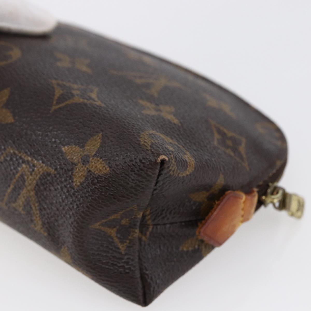 LOUIS VUITTON Monogram Pochette Cosmetic PM Pouch M43998 LV Auth 146228