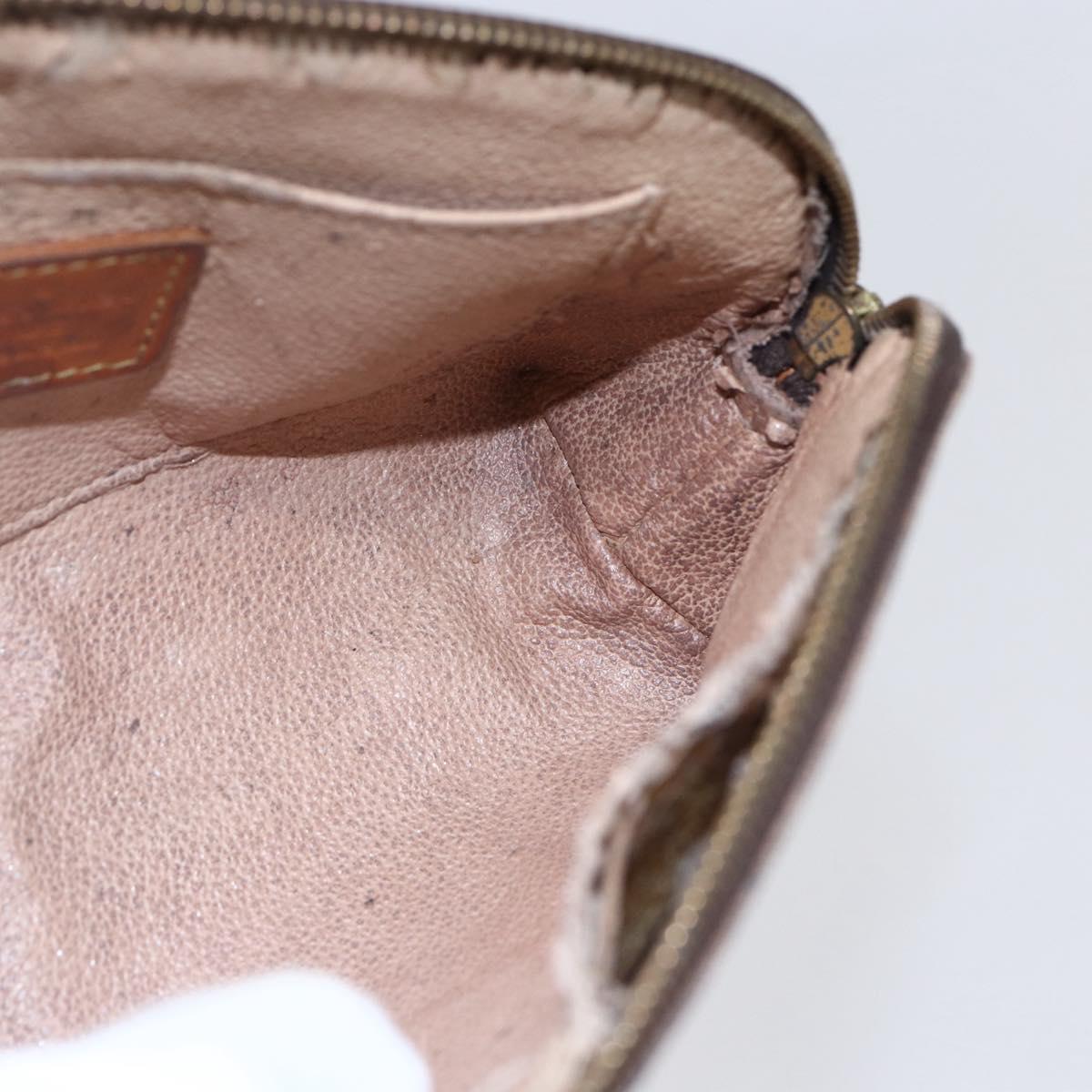 LOUIS VUITTON Monogram Pochette Cosmetic PM Pouch M43998 LV Auth 146228