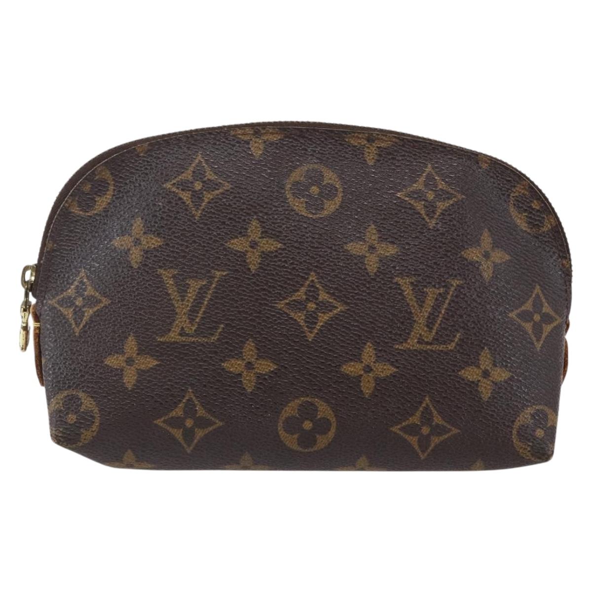 LOUIS VUITTON Monogram Pochette Cosmetic PM Pouch M43998 LV Auth 146228