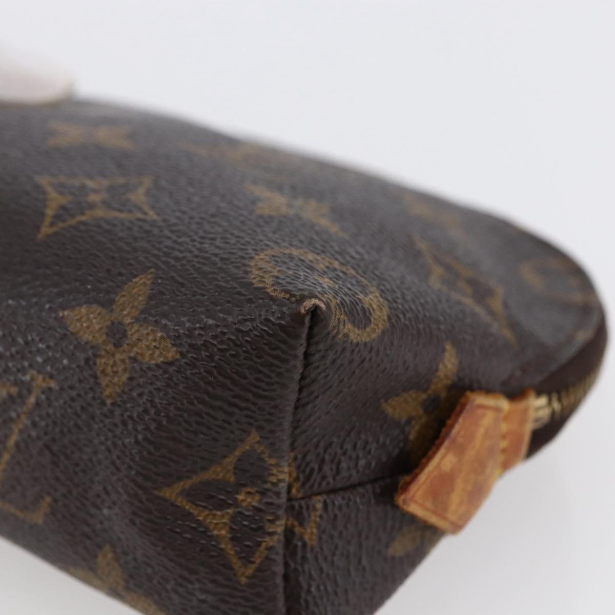 LOUIS VUITTON Monogram Pochette Cosmetic PM Pouch M43998 LV Auth 146228