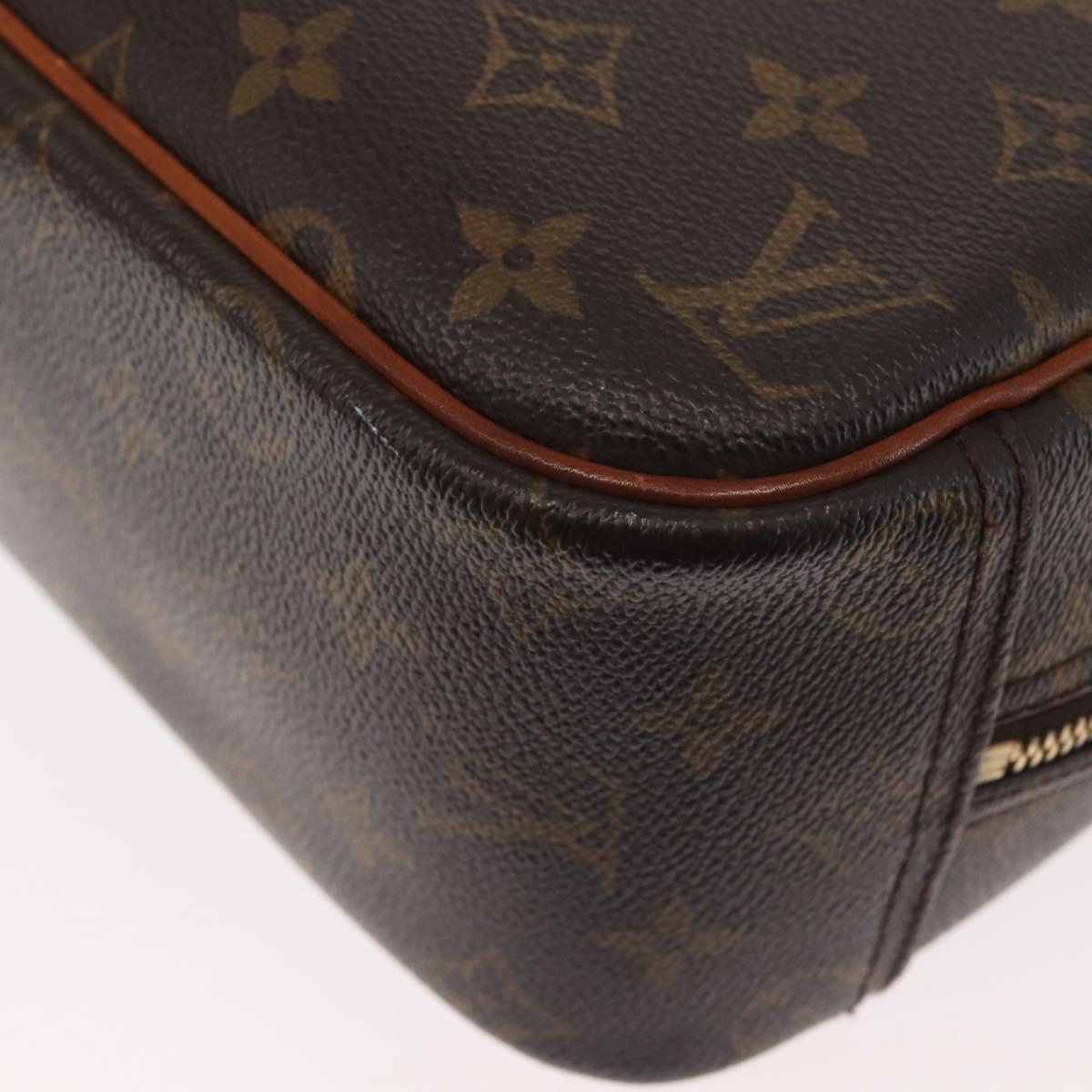 LOUIS VUITTON Monogram Trouville Hand Bag M42228 LV Auth 146231