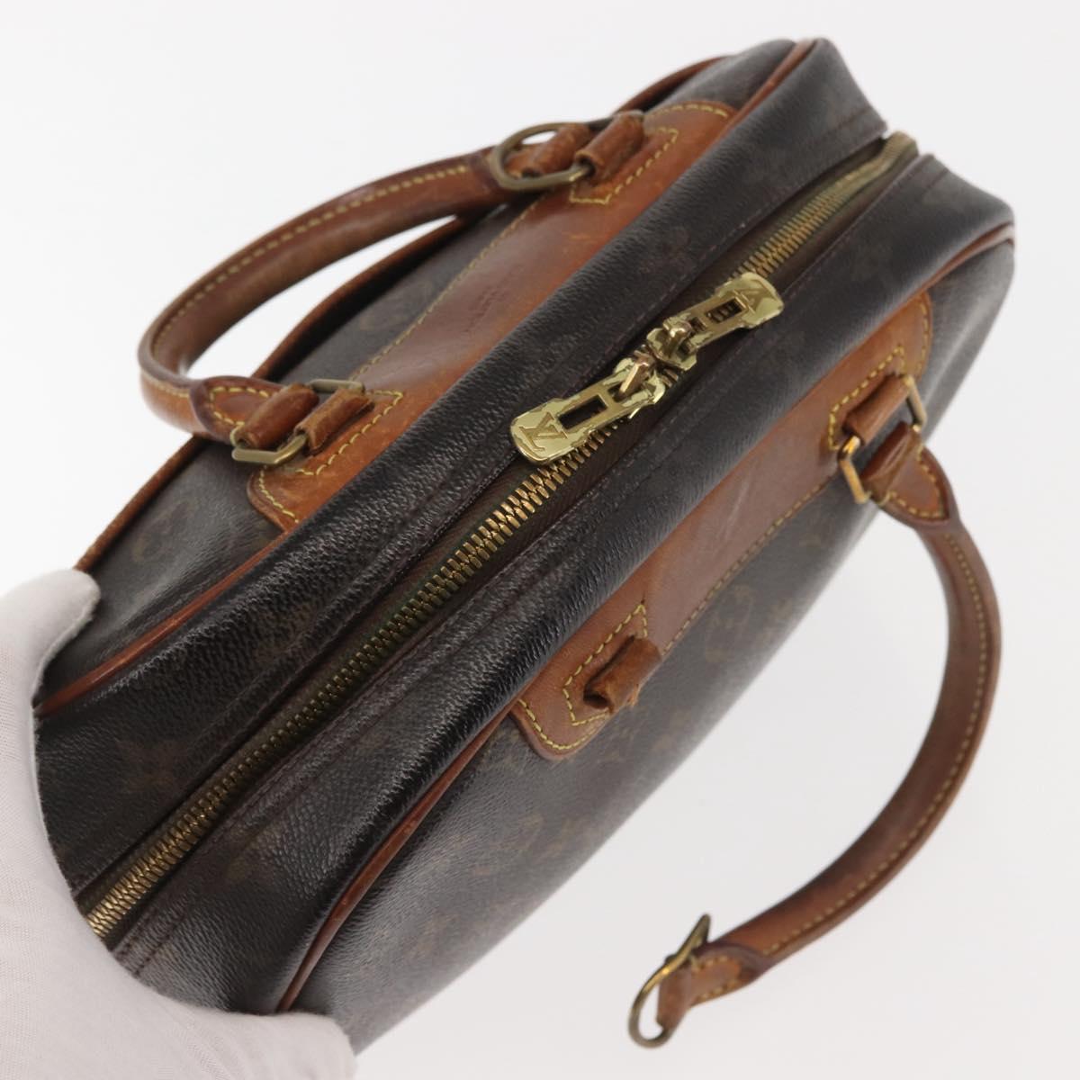 LOUIS VUITTON Monogram Trouville Hand Bag M42228 LV Auth 146231