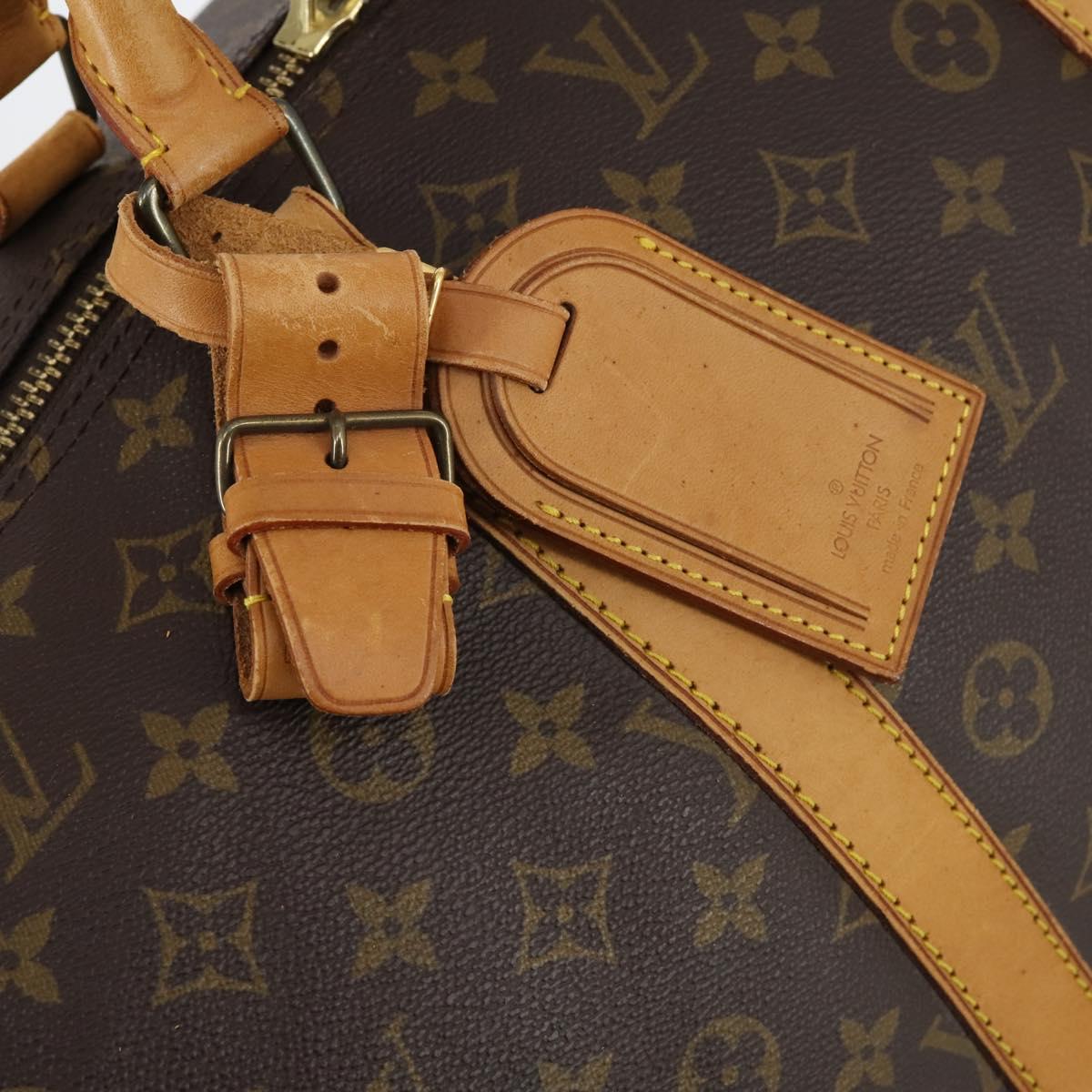 LOUIS VUITTON Monogram Keepall 55 Boston Bag M41424 LV Auth 146237