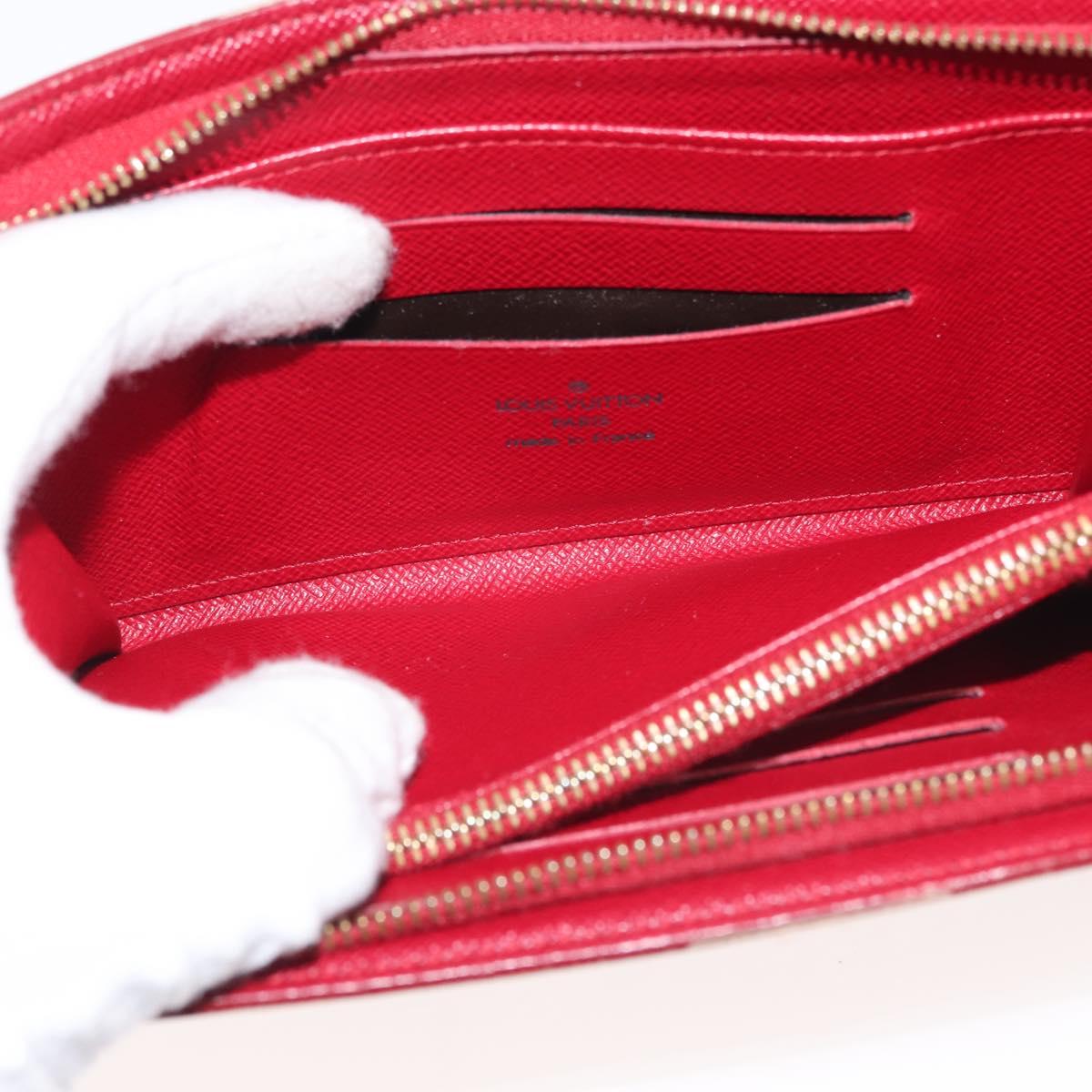 LOUIS VUITTON Monogram Cherry Porte Monnaie Zip Long Wallet M95006 Auth 146243