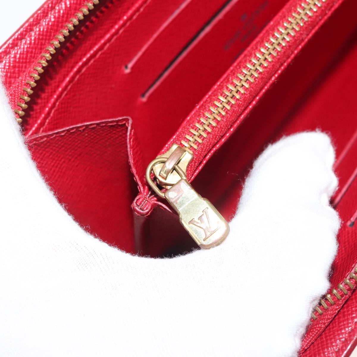 LOUIS VUITTON Monogram Cherry Porte Monnaie Zip Long Wallet M95006 Auth 146243