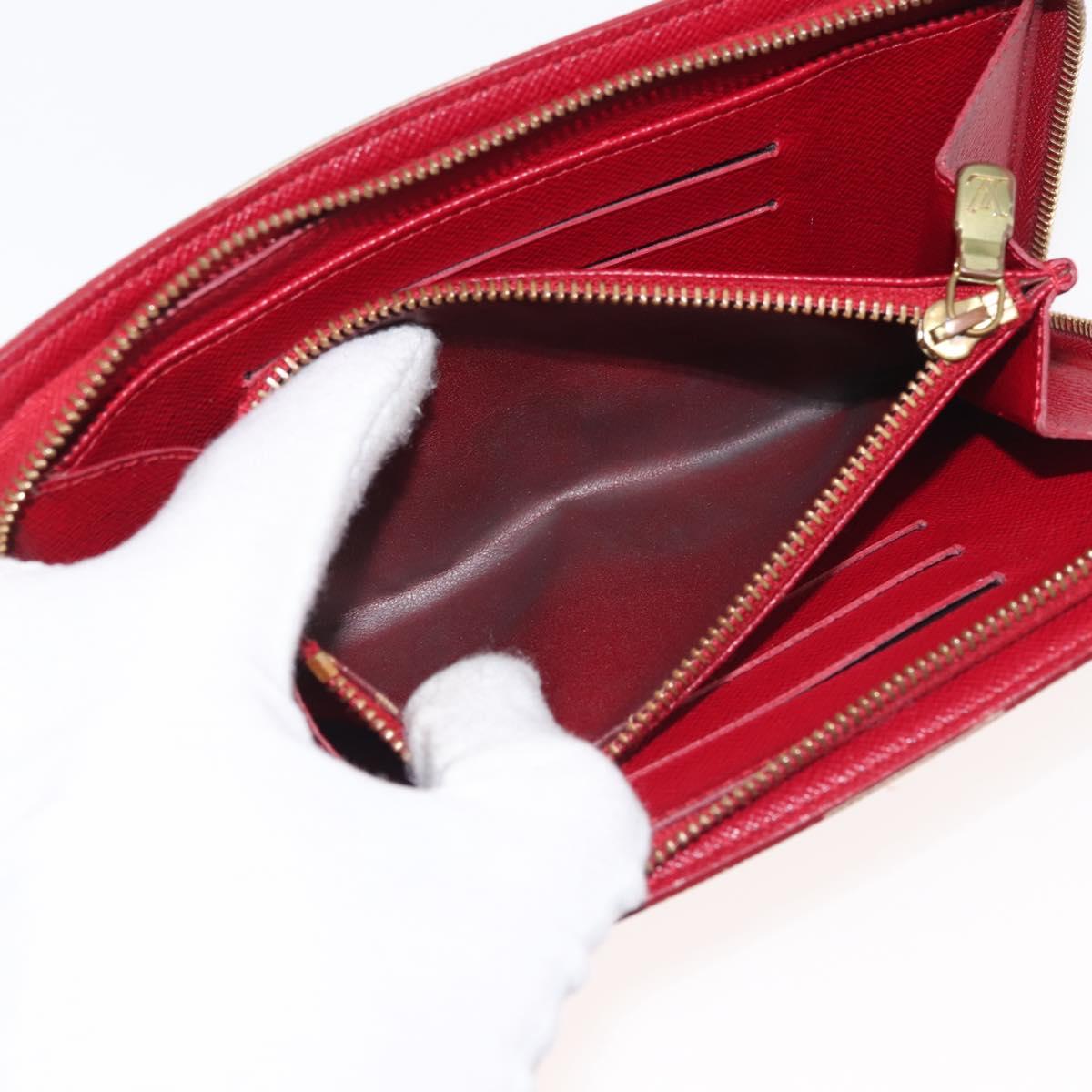 LOUIS VUITTON Monogram Cherry Porte Monnaie Zip Long Wallet M95006 Auth 146243