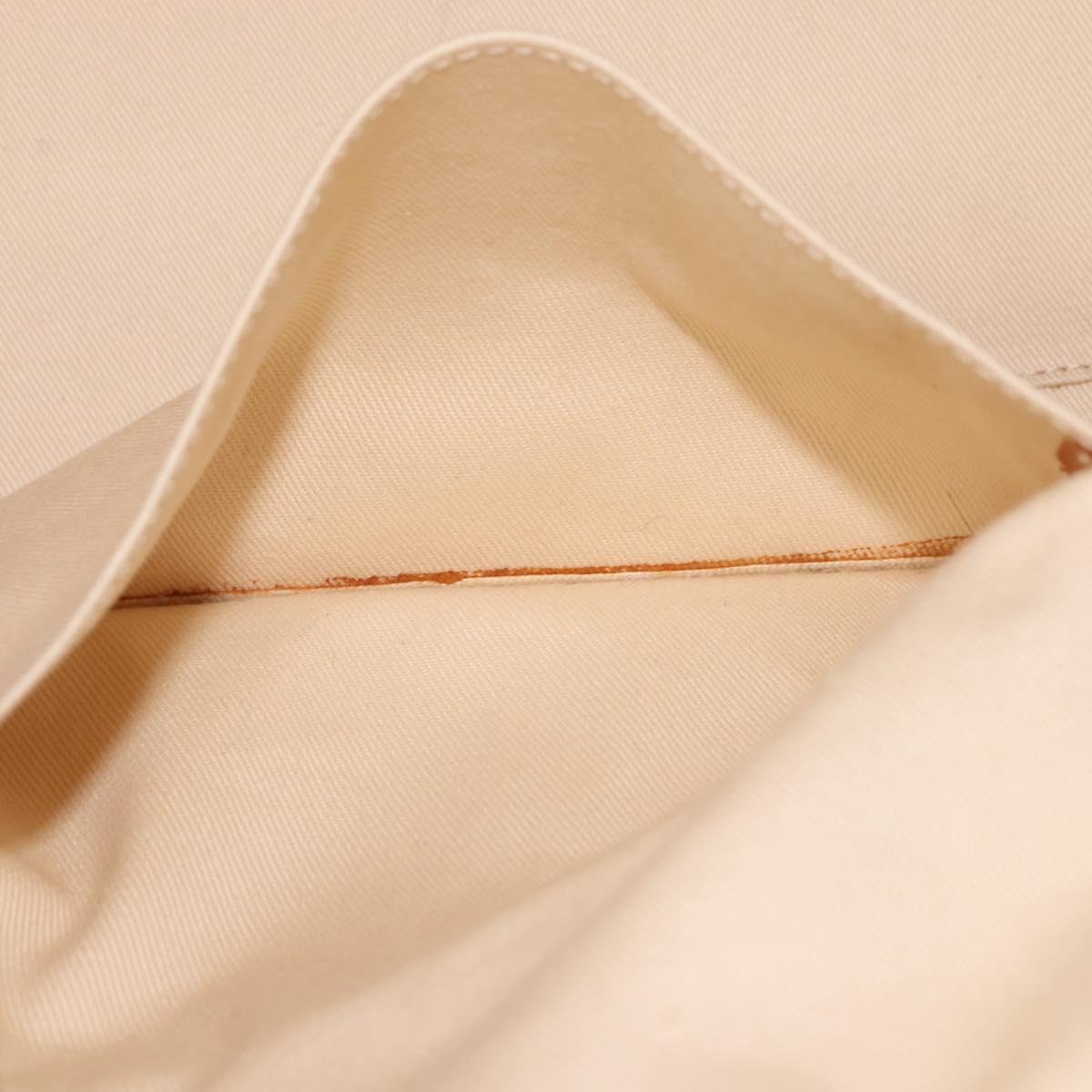 CHANEL Wild Stitch Matelasse Shoulder Bag Leather Brown CC Auth 146246