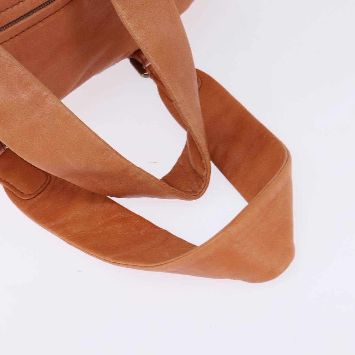 CHANEL Wild Stitch Matelasse Shoulder Bag Leather Brown CC Auth 146246