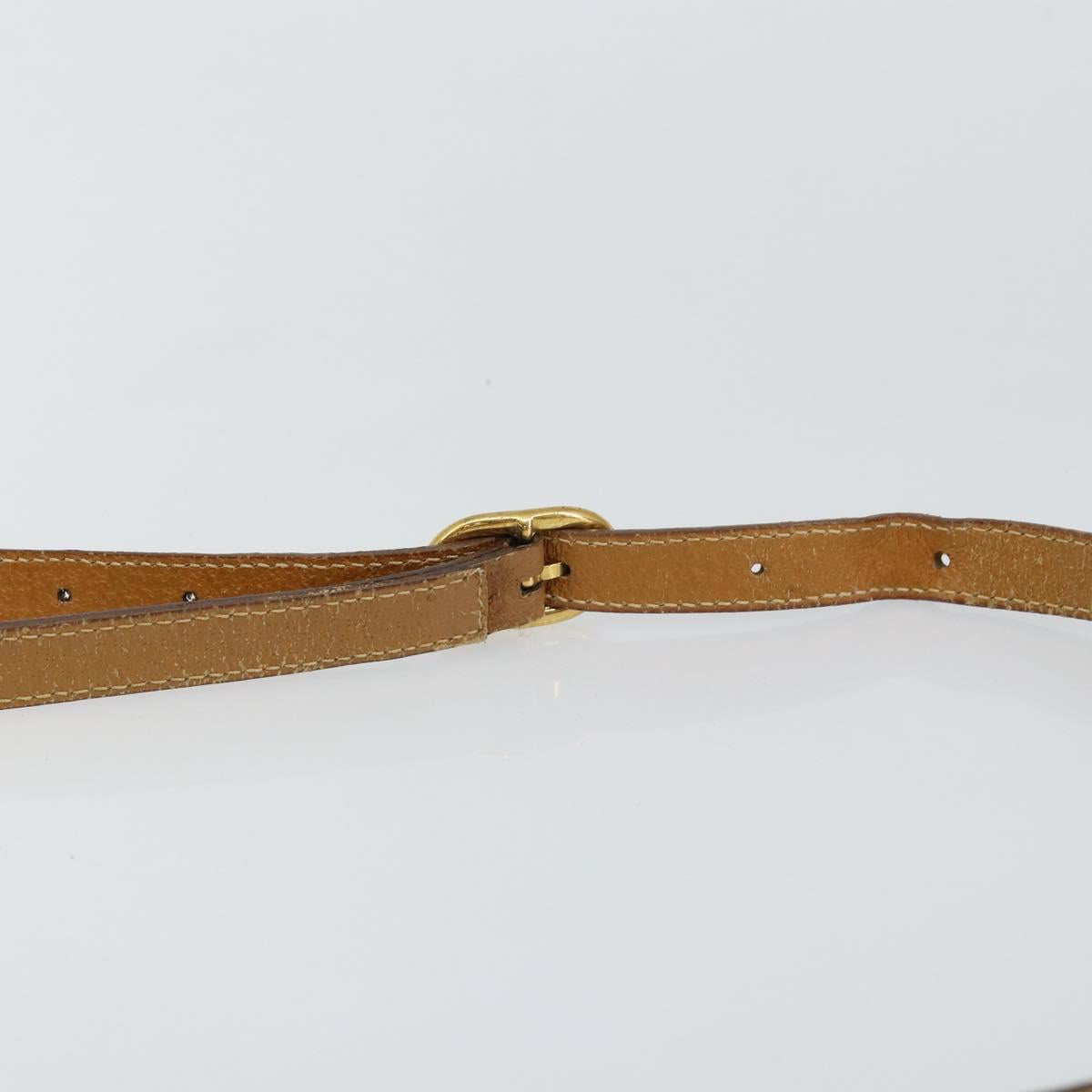 GUCCI Micro GG Supreme Web Sherry Line Bag PVC Beige Gold 89 02 032 Auth 146259