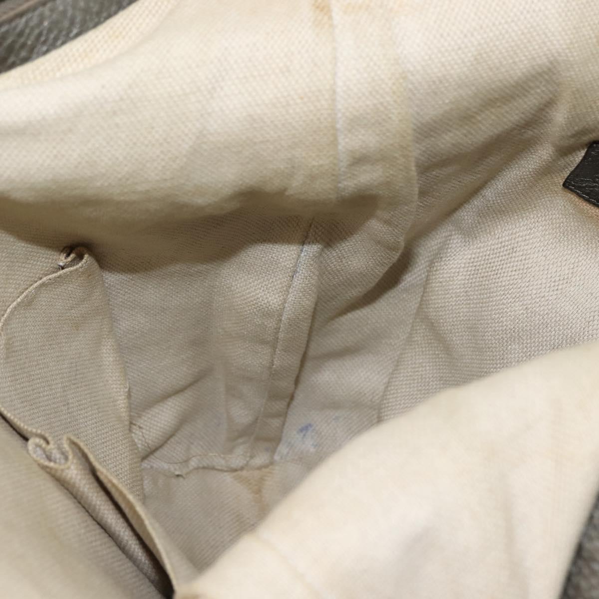 GUCCI Soho Chain Shoulder Bag Leather Gray 326706 Auth 146271