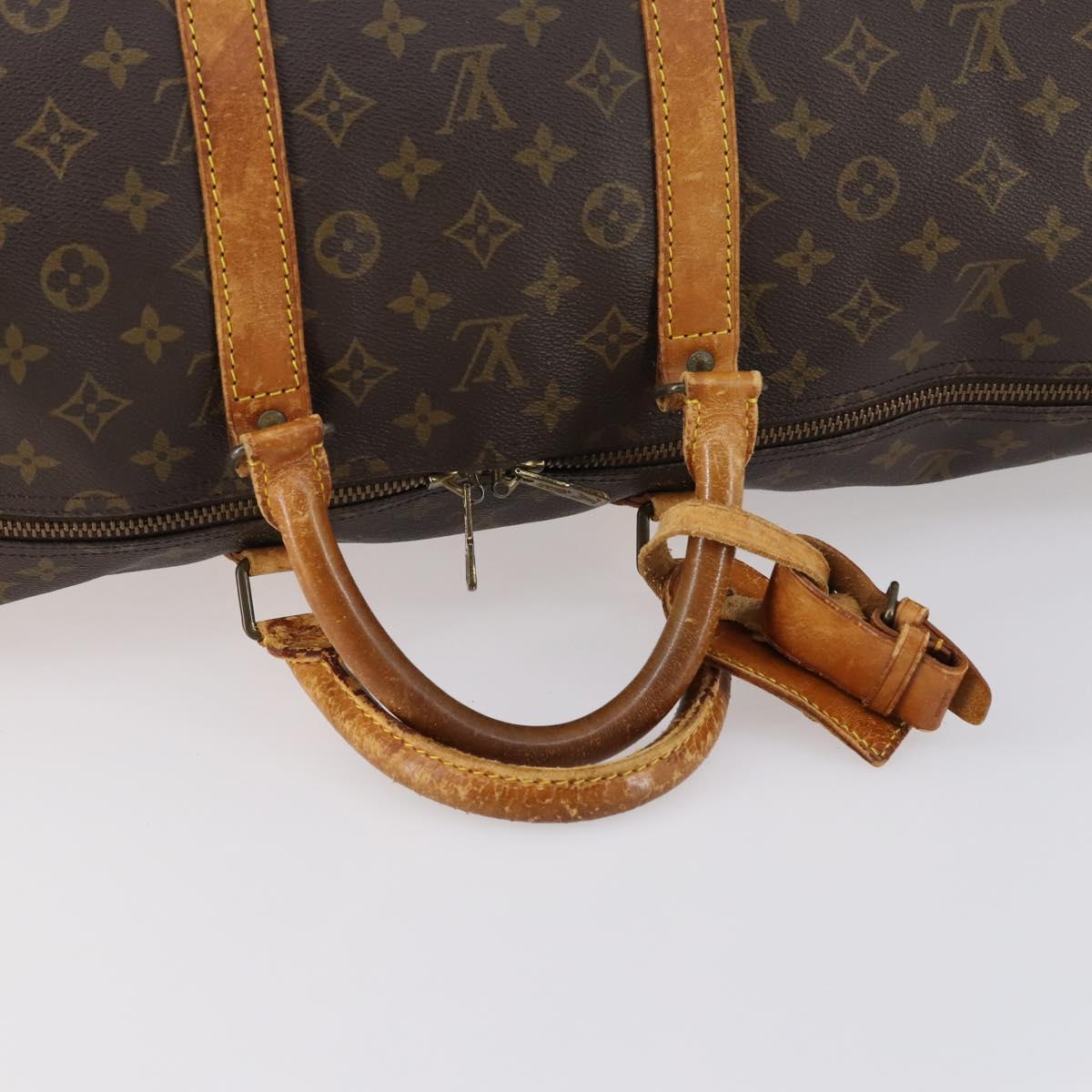 LOUIS VUITTON Monogram Keepall 60 Boston Bag M41422 LV Auth 146300
