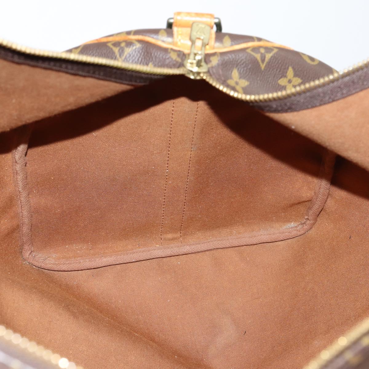 LOUIS VUITTON Monogram Keepall Bandouliere 55 Boston Bag M41414 LV Auth 146303