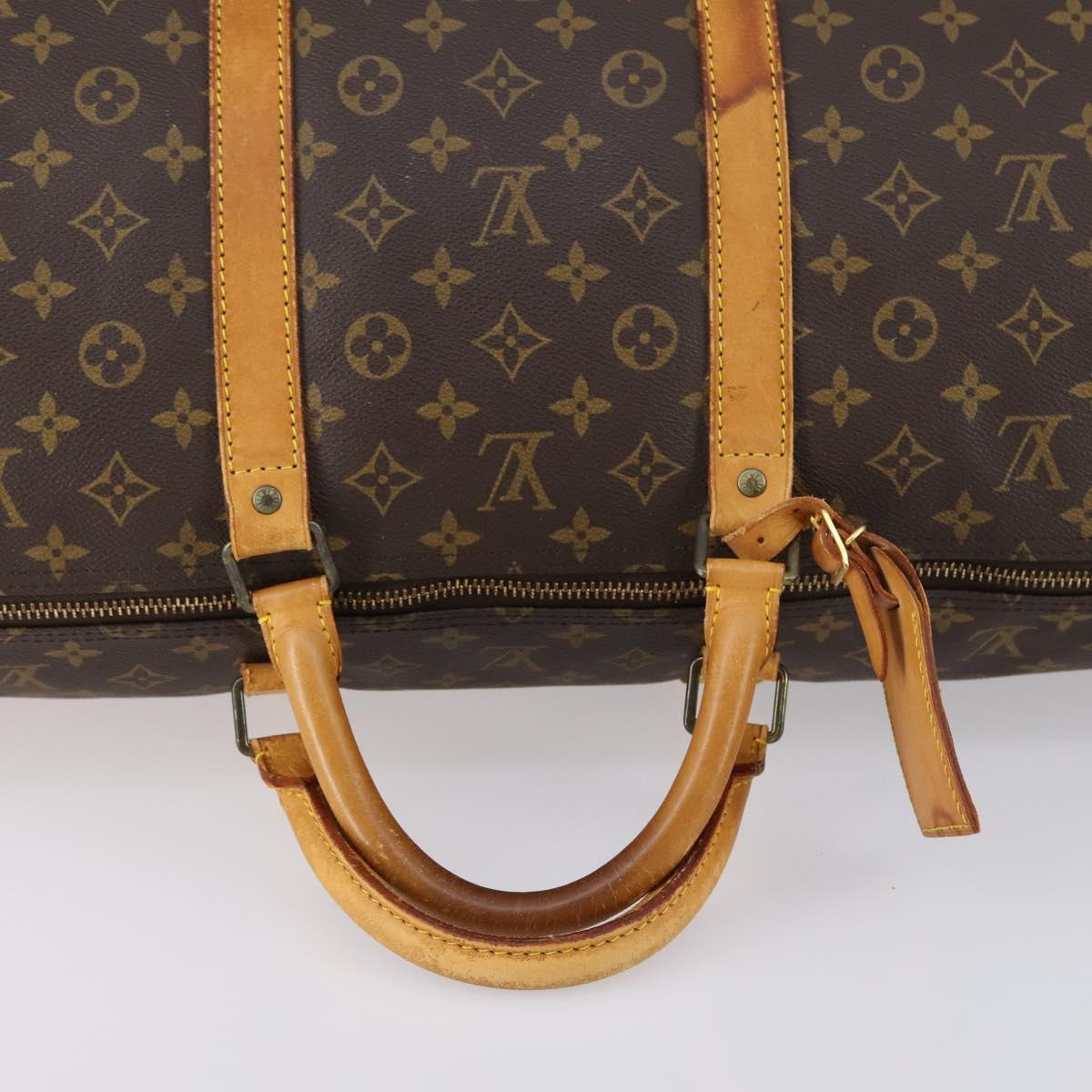 LOUIS VUITTON Monogram Keepall 60 Boston Bag M41422 LV Auth 146304