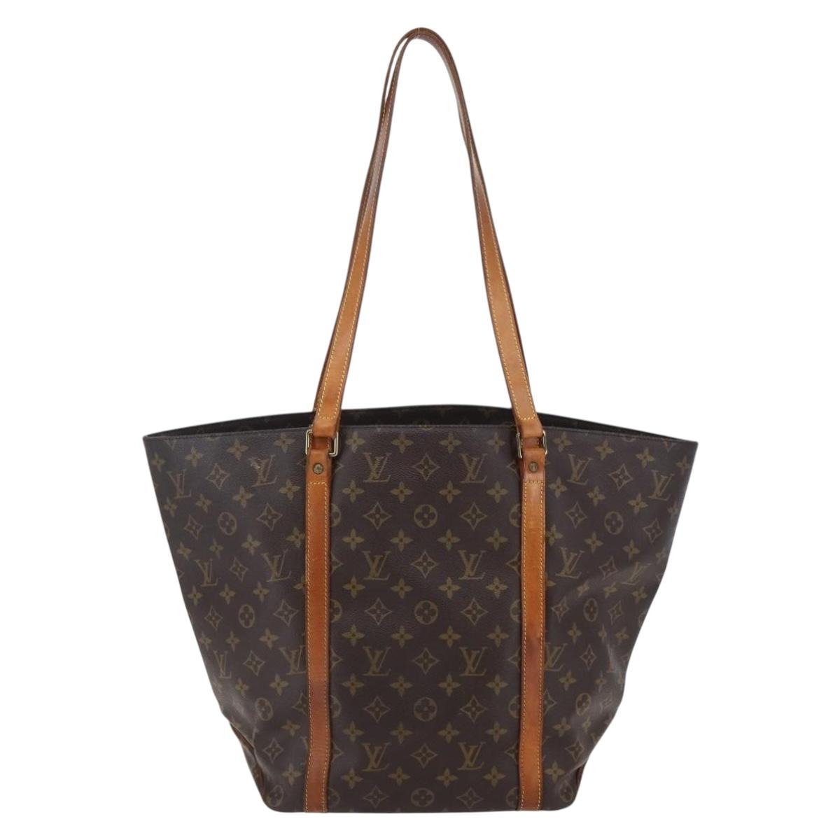 LOUIS VUITTON Monogram Sac Shopping Tote Bag M51108 LV Auth 146308