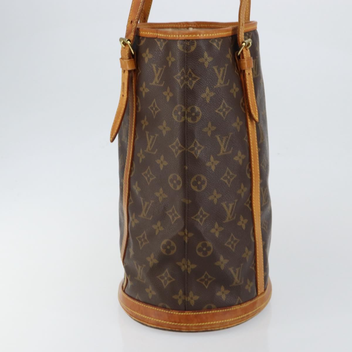 LOUIS VUITTON Monogram Bucket GM Shoulder Bag M42236 LV Auth 146310