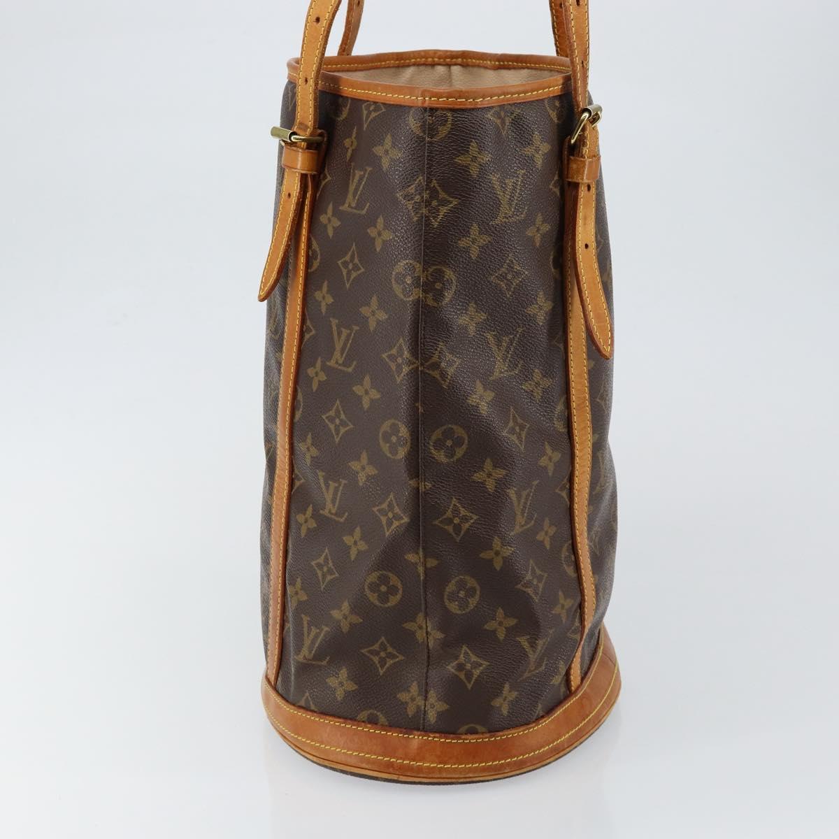 LOUIS VUITTON Monogram Bucket GM Shoulder Bag M42236 LV Auth 146310