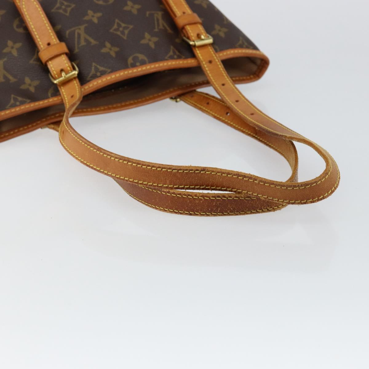 LOUIS VUITTON Monogram Bucket GM Shoulder Bag M42236 LV Auth 146310