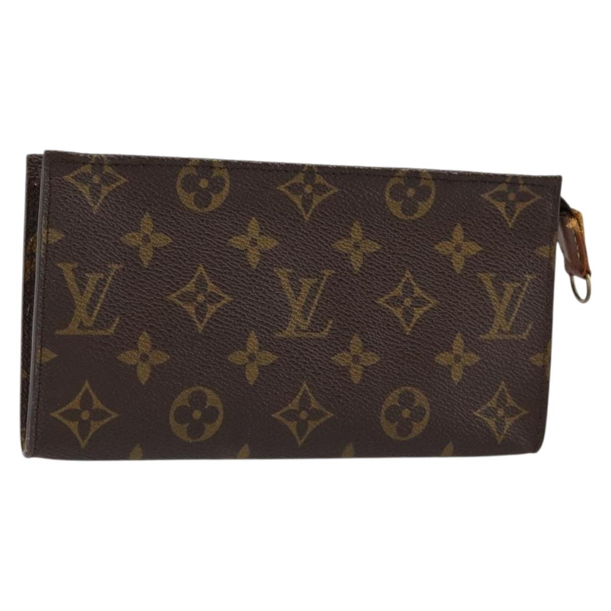 LOUIS VUITTON Monogram Bucket GM Accessory Pouch LV Auth 146311