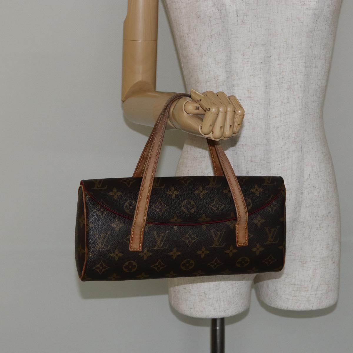 LOUIS VUITTON Monogram Sonatine Hand Bag M51902 LV Auth 146316