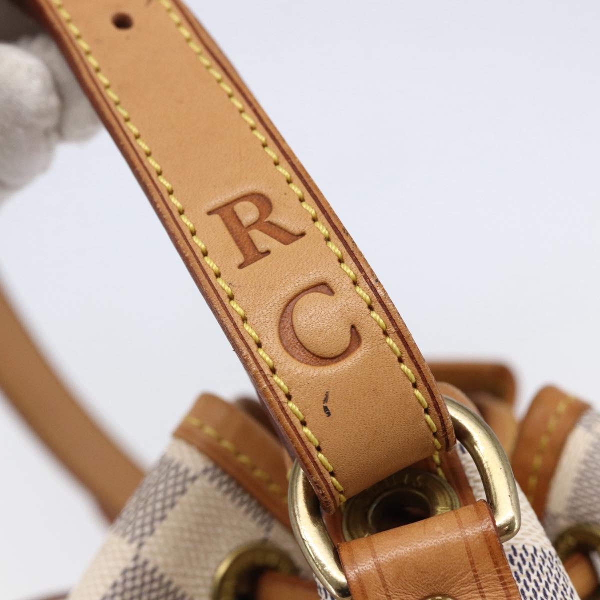 LOUIS VUITTON Damier Azur Noe Shoulder Bag N42222 LV Auth 146320