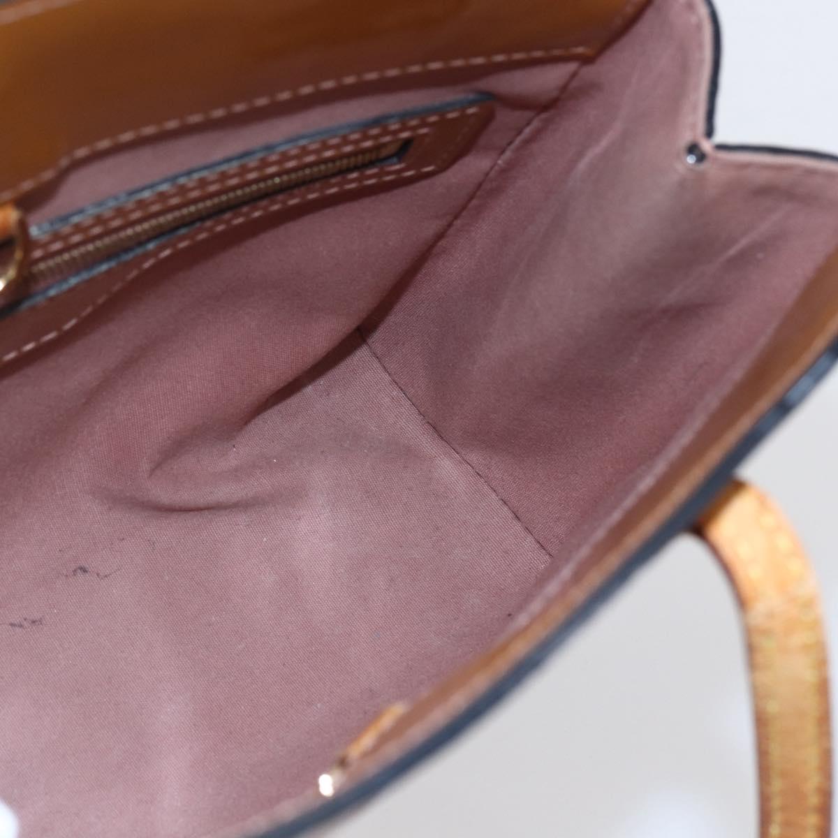 LOUIS VUITTON Monogram Vernis Catalina BB Bag Rose Velours M90015 LV Auth 146323